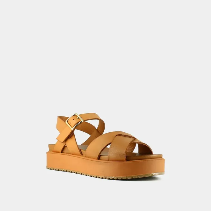 Women Sandals Jonak Platform Sandals With Intertwined Straps