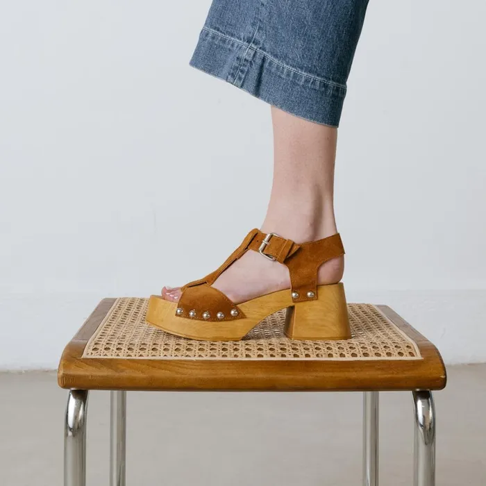 Women Sandals Jonak Platform Sandals With Open Toe
