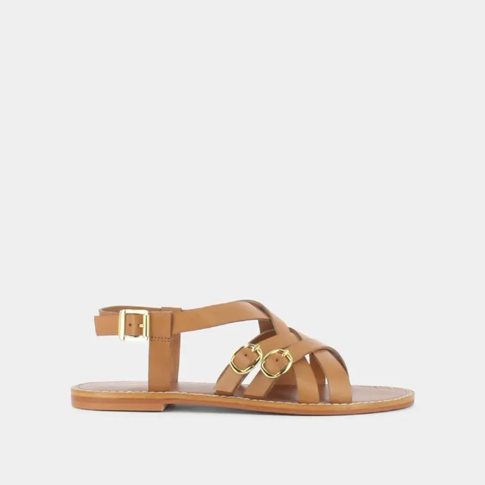 Women Sandals Jonak Sandales Plates Semelles Tresses