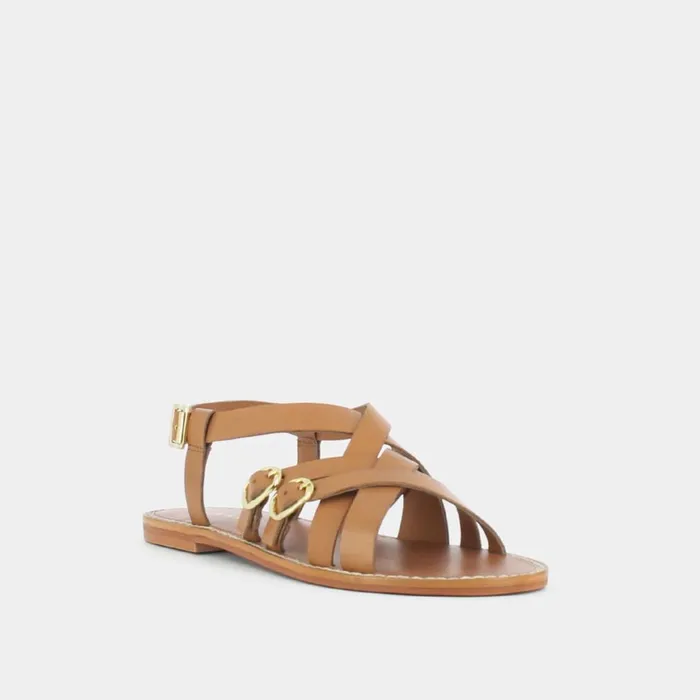 Women Sandals Jonak Sandales Plates Semelles Tresses