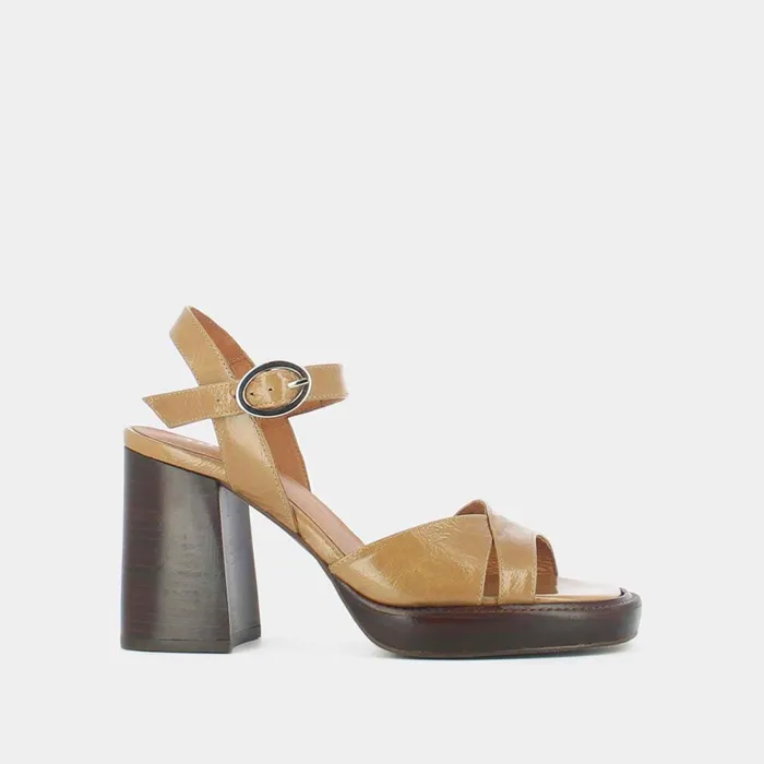 Women Sandals Jonak Sandals With Heels And Cross Strapses