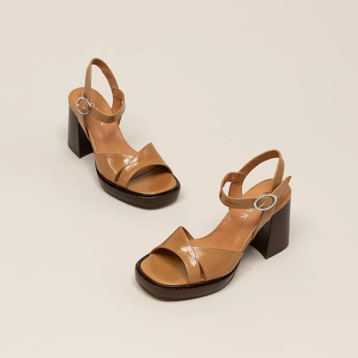 Women Sandals Jonak Sandals With Heels And Cross Strapses