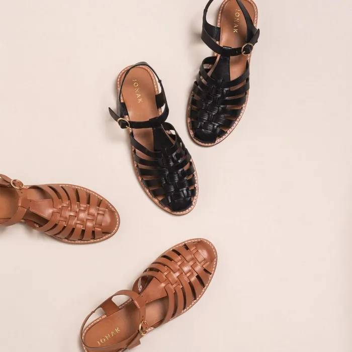 Women Sandals Jonak Sandals With Open Straps And Closed Tip