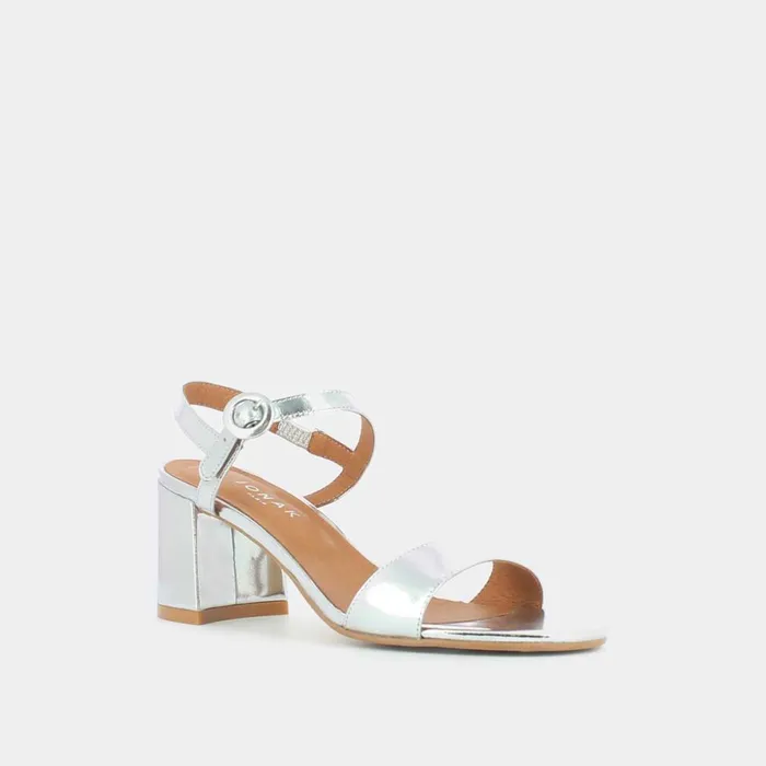 Women Sandals Jonak Sandals With Small Heels And Square Toe
