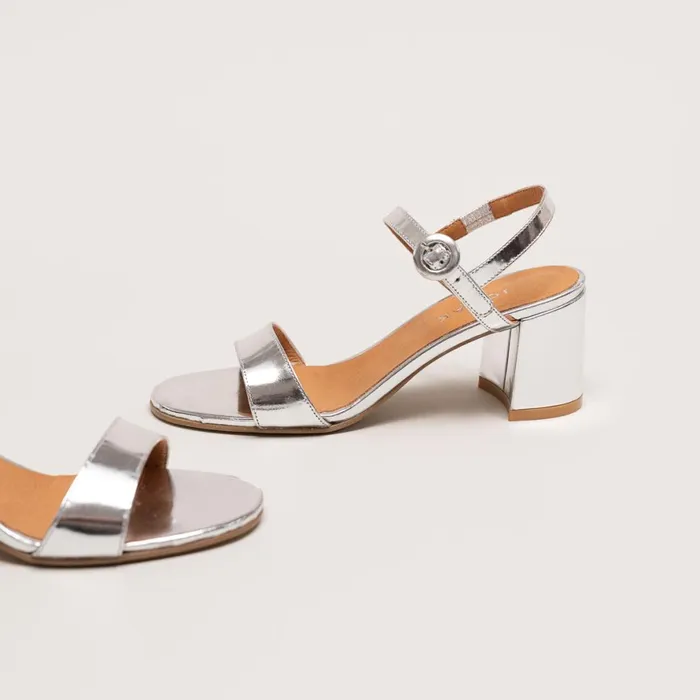 Women Sandals Jonak Sandals With Small Heels And Square Toe