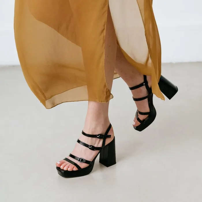 Women Sandals Jonak Sandals With Straps And Square Toes