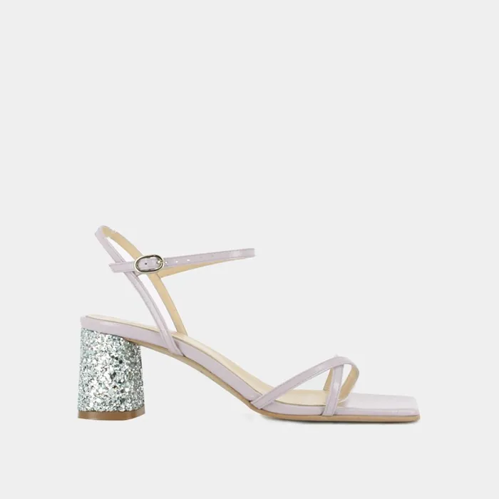 Women Sandals Jonak Square Heel And Toe Sandals