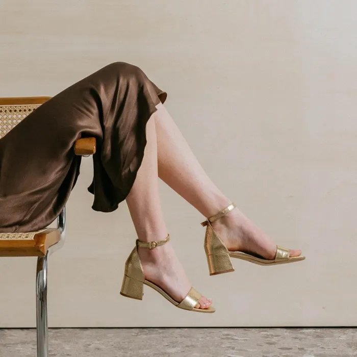 Women Sandals Jonak Square Heel Sandals