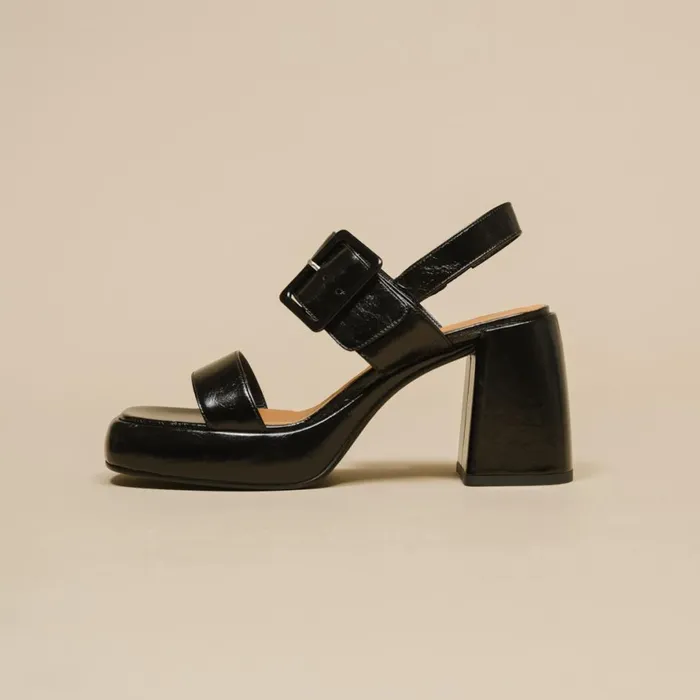 Women Sandals Jonak Square Toe Sandals With Buckles
