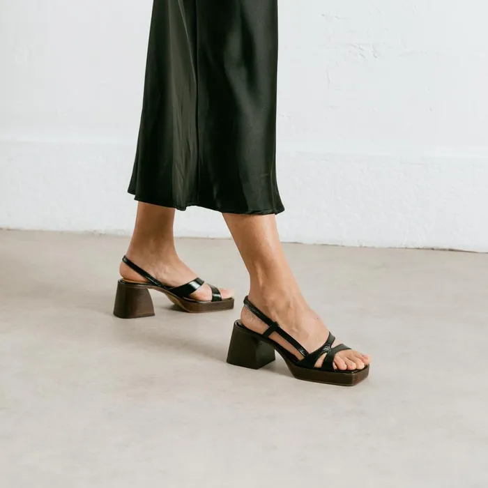 Women Sandals Jonak Square Toe Sandals With Thick Heels Women Sandals Jonak Square Toe Sandals With Thick Heels