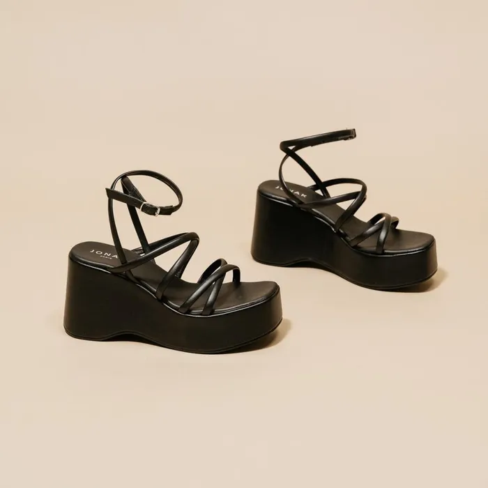 Women Sandals Jonak Strappy And Platform Sandals