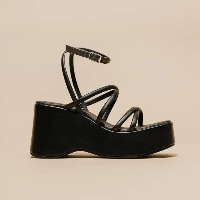 Women Sandals Jonak Strappy And Platform Sandals