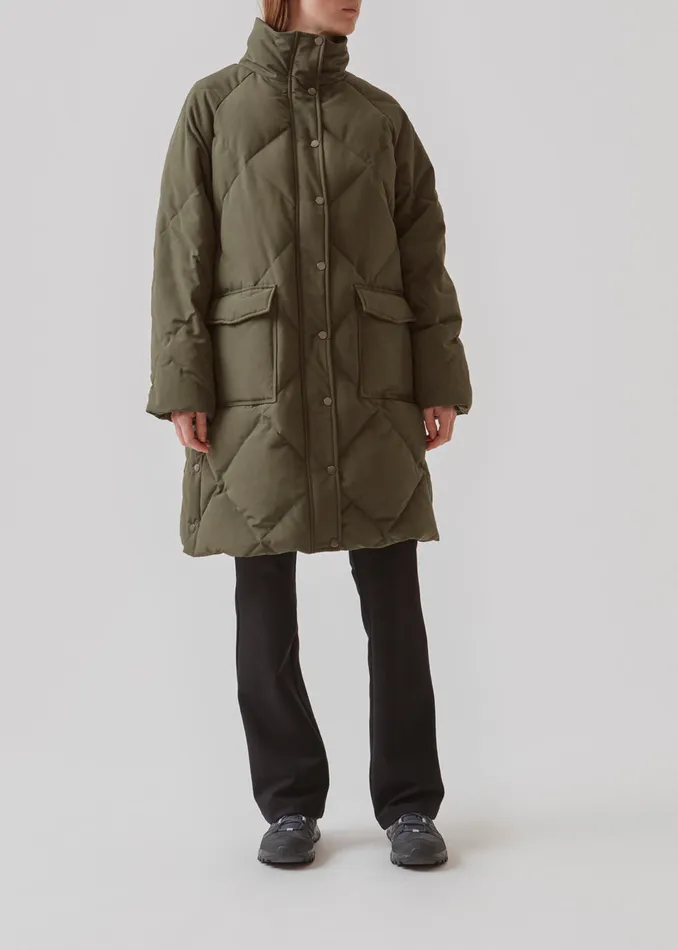 Women ScarlettMD Jacket Dark Army Modstrm Coats and Jackets Women ScarlettMD Jacket Dark Army Modstrm Coats and Jackets
