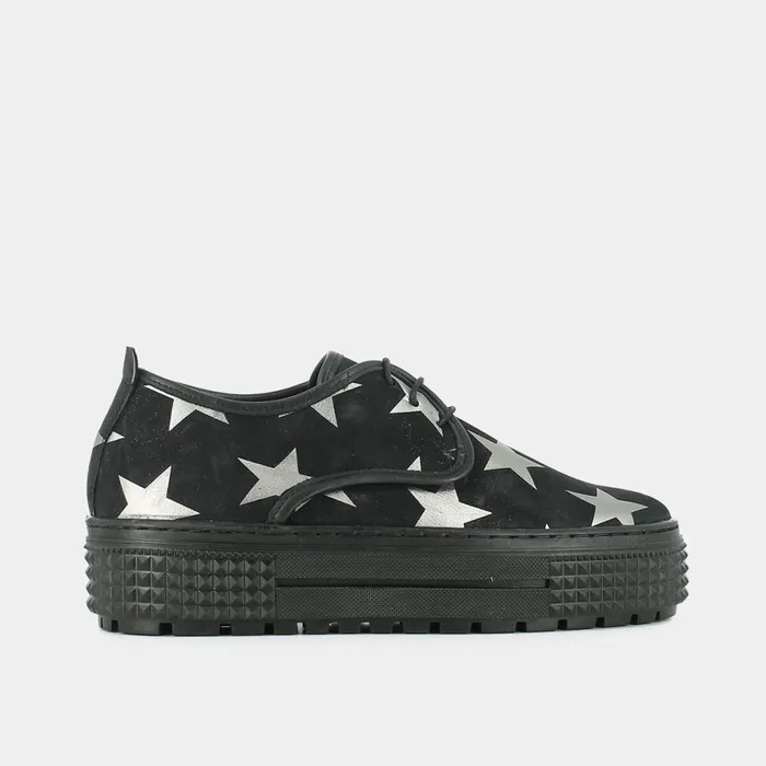 Women Sneakers Jonak Black LaceUp Sneakers