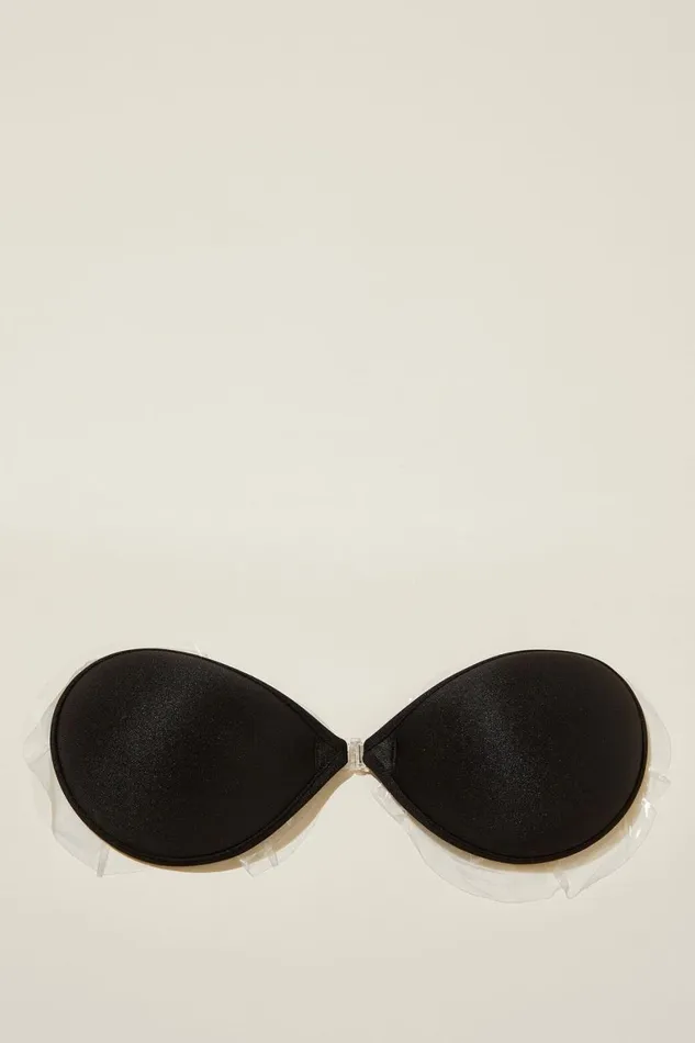 Women Solutions Cotton On Stick Em Up Bra Black Core
