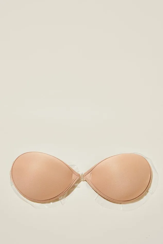 Women Solutions Cotton On Stick Em Up Bra Frappe Core