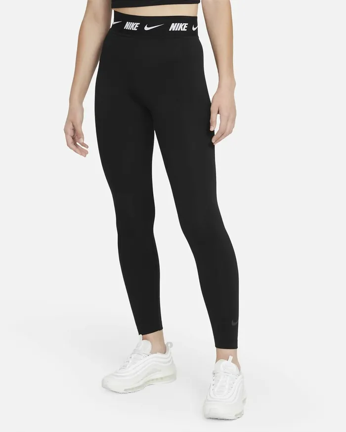 Women Sportswear Club Blackdark Smoke Grey Nike Leggings