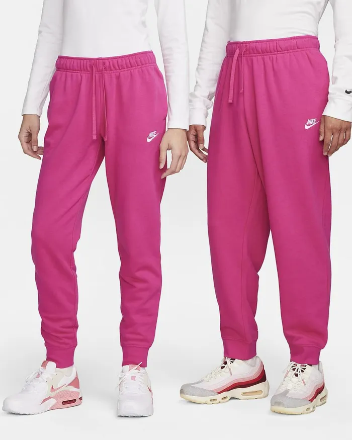 Women Sportswear Club Fleece Fireberrywhite Nike Trousers