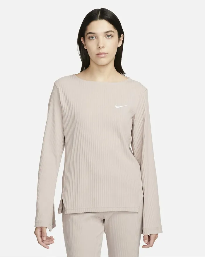 Women Sportswear Diffused Taupewhite Nike Tops And TShirts