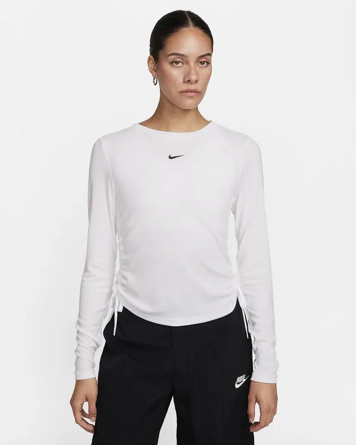 Women Sportswear Essential Whiteblack Nike Tops And TShirts