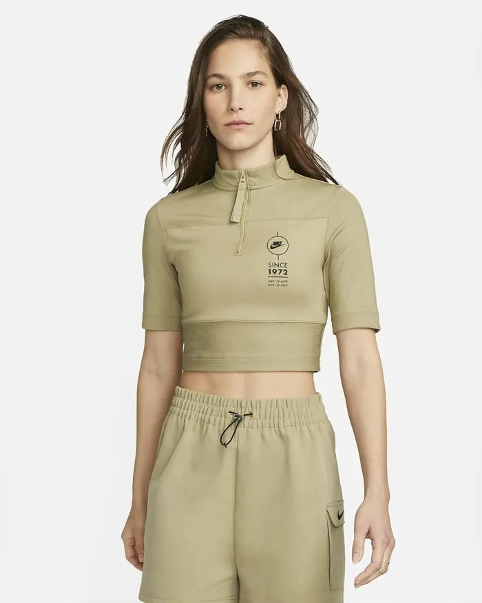 Women Sportswear Neutral Oliveneutral Olive Nike Tops And TShirts