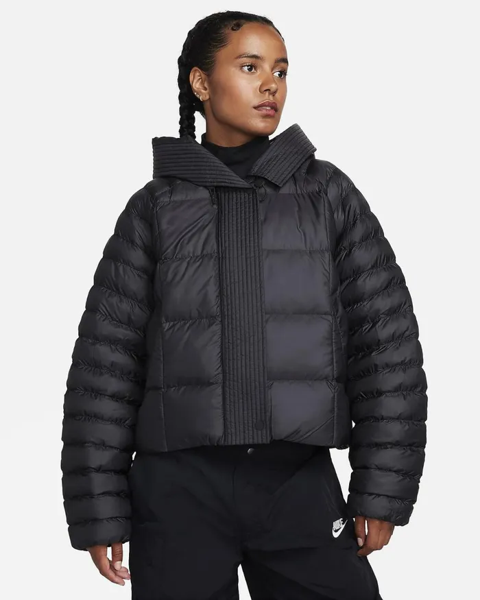 Women Sportswear Swoosh Puffer Primaloft Blackwhite Nike Jackets