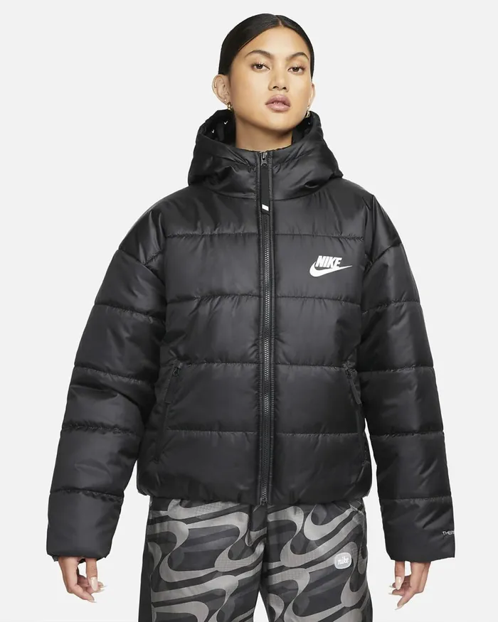 Women Sportswear ThermaFit Repel Blackblackwhite Nike Jackets