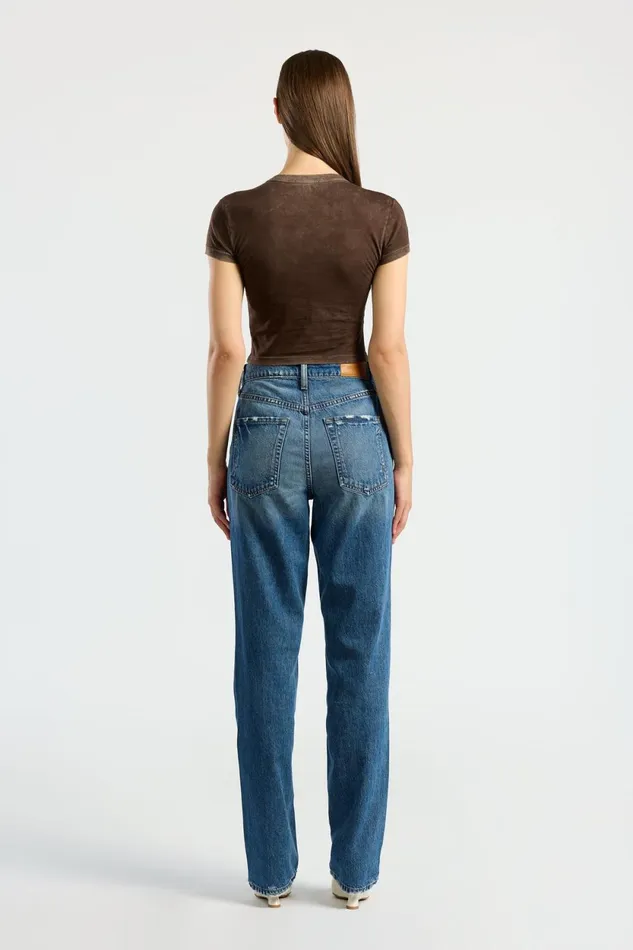 Women Standard Baby Tee Vintage Espresso COTTON CITIZEN Tees Women Standard Baby Tee Vintage Espresso COTTON CITIZEN Tees