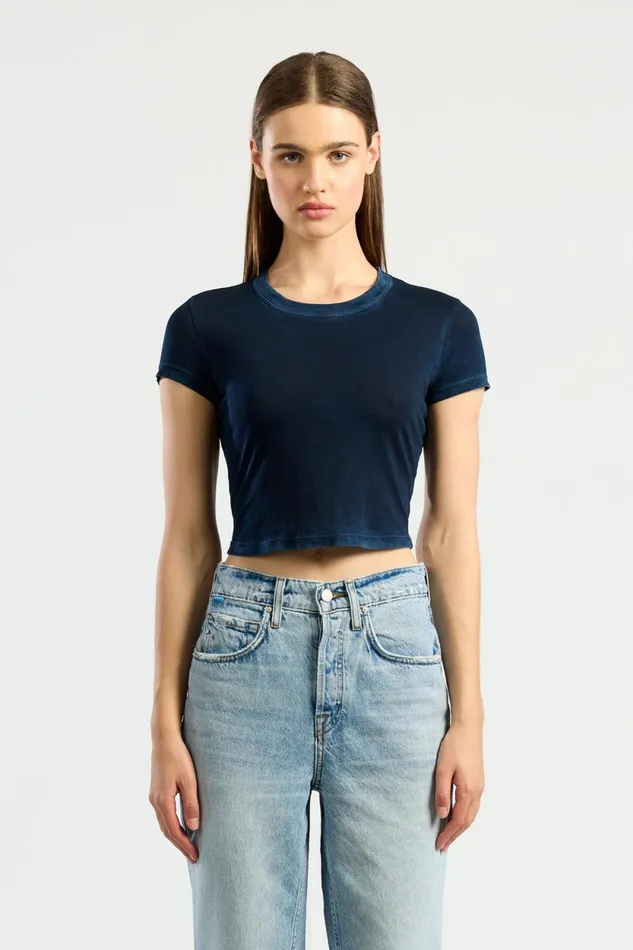 Women Standard Baby Tee Vintage Navy COTTON CITIZEN Tees