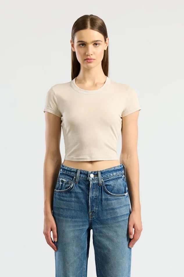 Women Standard Baby Tee Vintage Oatmeal COTTON CITIZEN Tees