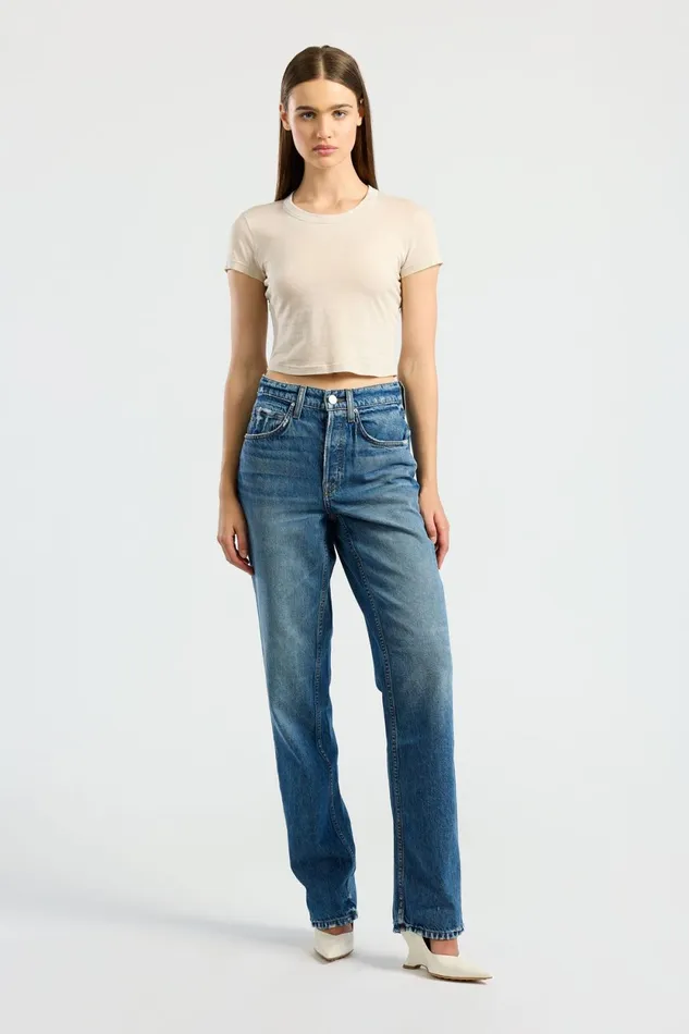 Women Standard Baby Tee Vintage Oatmeal COTTON CITIZEN Tees Women Standard Baby Tee Vintage Oatmeal COTTON CITIZEN Tees