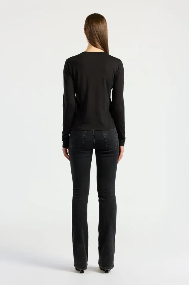 Women Standard Long Sleeve Shirt Jet Black COTTON CITIZEN Shirts Women Standard Long Sleeve Shirt Jet Black COTTON CITIZEN Shirts