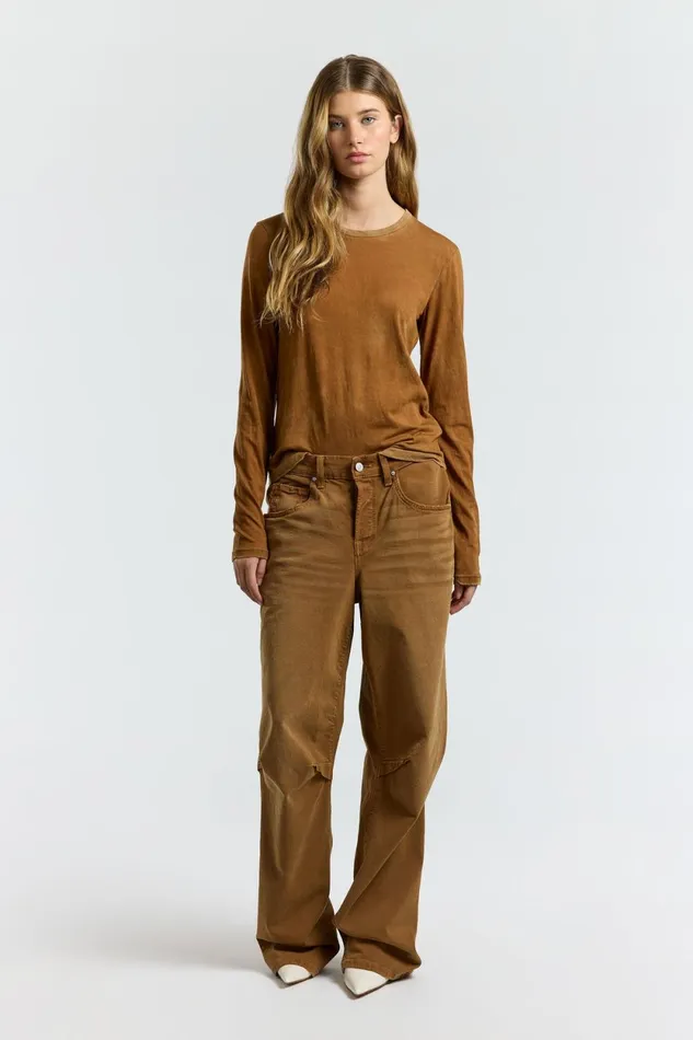 Women Standard Long Sleeve Shirt Vintage Cider COTTON CITIZEN Shirts Women Standard Long Sleeve Shirt Vintage Cider COTTON CITIZEN Shirts