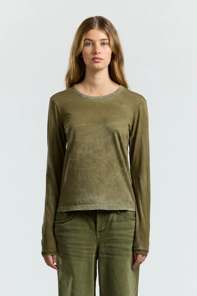 Women Standard Long Sleeve Shirt Vintage Fern COTTON CITIZEN Shirts
