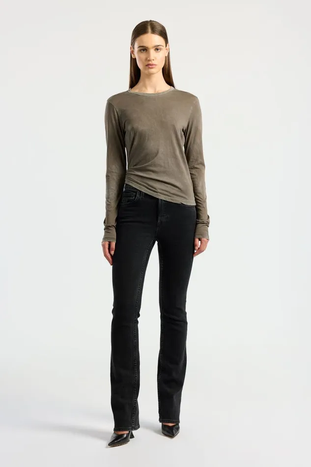Women Standard Long Sleeve Shirt Vintage Taupe COTTON CITIZEN Shirts Women Standard Long Sleeve Shirt Vintage Taupe COTTON CITIZEN Shirts