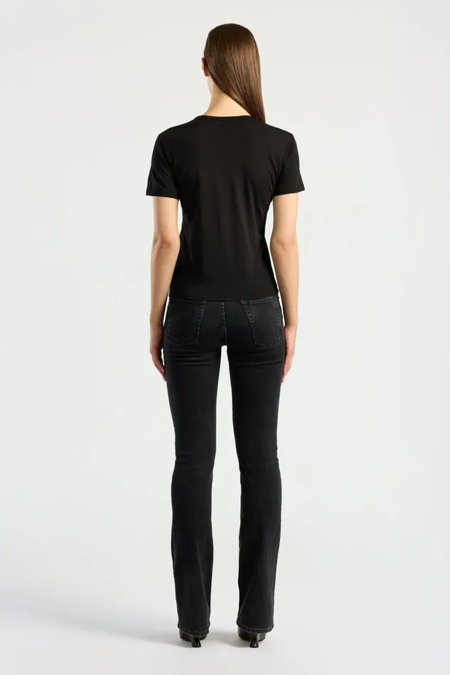 Women Standard VNeck Tee Jet Black COTTON CITIZEN Tees