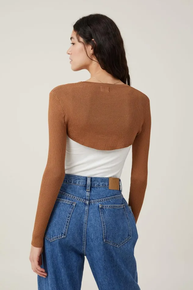 Women Sweaters and Cardigans Cotton On Rib Pullover Shrug Pinecone Women Sweaters and Cardigans Cotton On Rib Pullover Shrug Pinecone