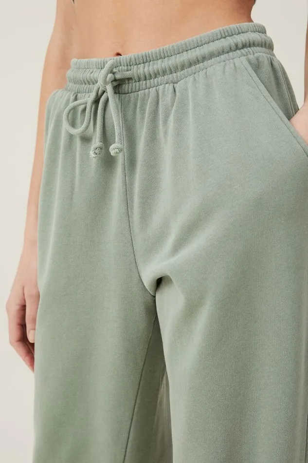 Women Sweats and Hoodies Cotton On Classic Washed Sweatpant Washed Sage