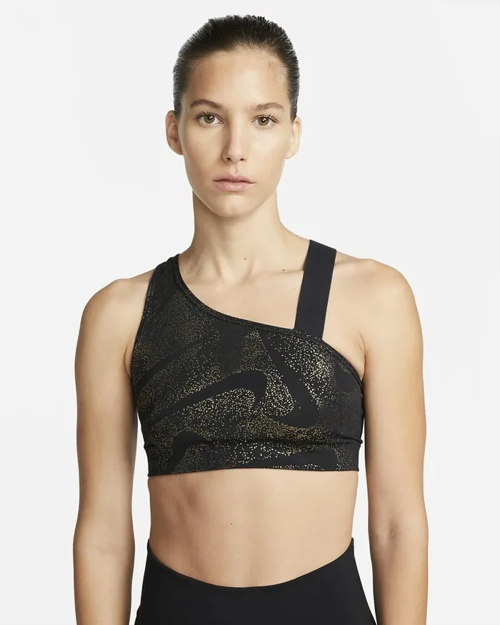 Women Swoosh Blackblackdark Smoke Grey Nike Sports Bras