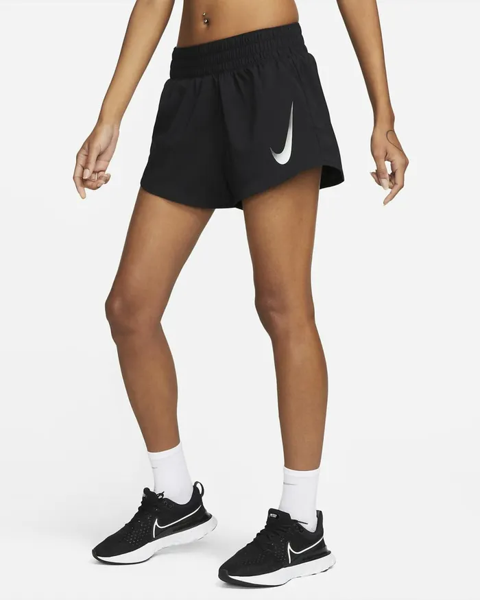 Women Swoosh Black Nike Shorts