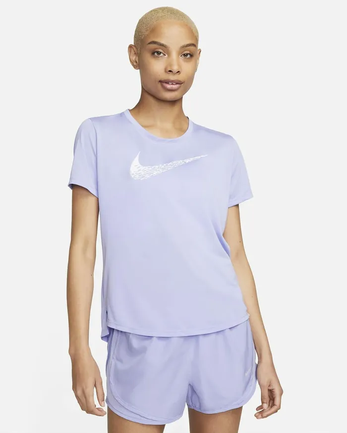 Women Swoosh Run Light Thistlewhite Nike Tops And TShirts
