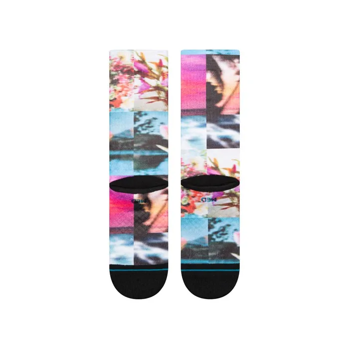 Women Take A Picture Poly Crew Socks Floral Stance Crew
