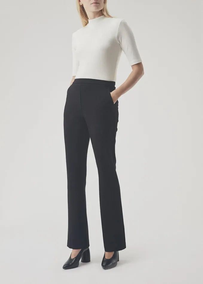 Women Tanny Flare Pants Black Modstrm Pants and Leggings