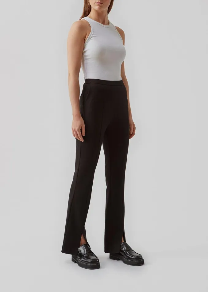Women TannyMD Slit Pants Black Modstrm Pants and Leggings