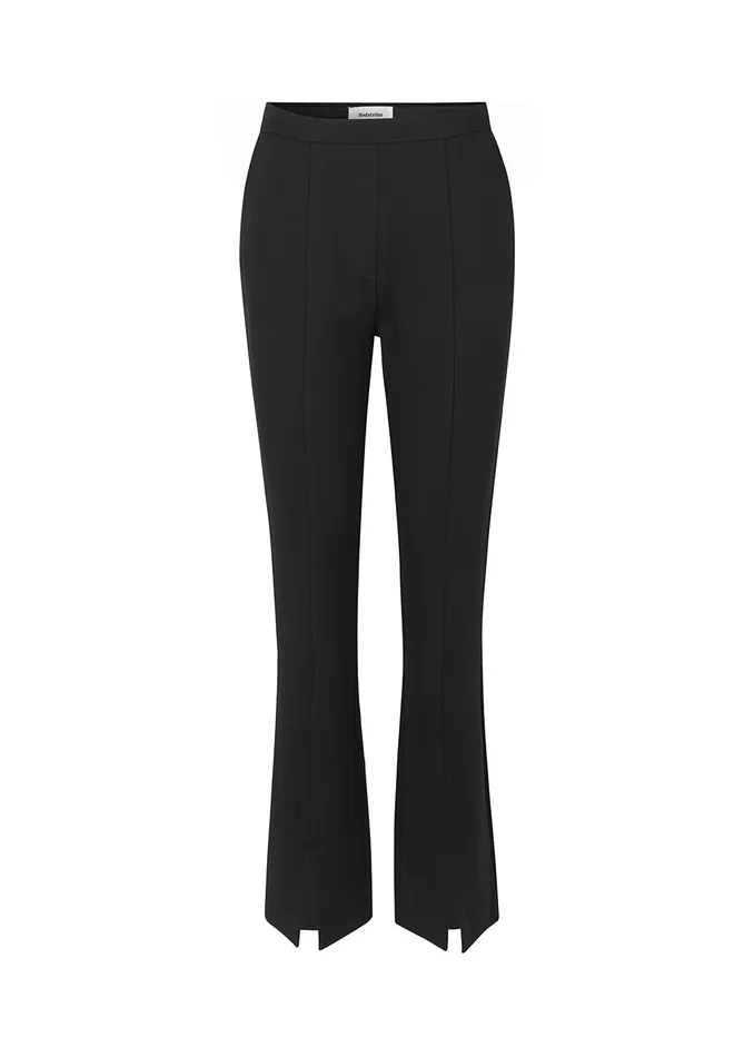 Women TannyMD Slit Pants Black Modstrm Pants and Leggings Women TannyMD Slit Pants Black Modstrm Pants and Leggings