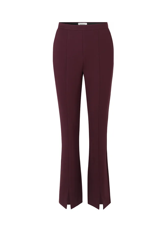Women TannyMD Slit Pants Currant Modstrm Pants and Leggings