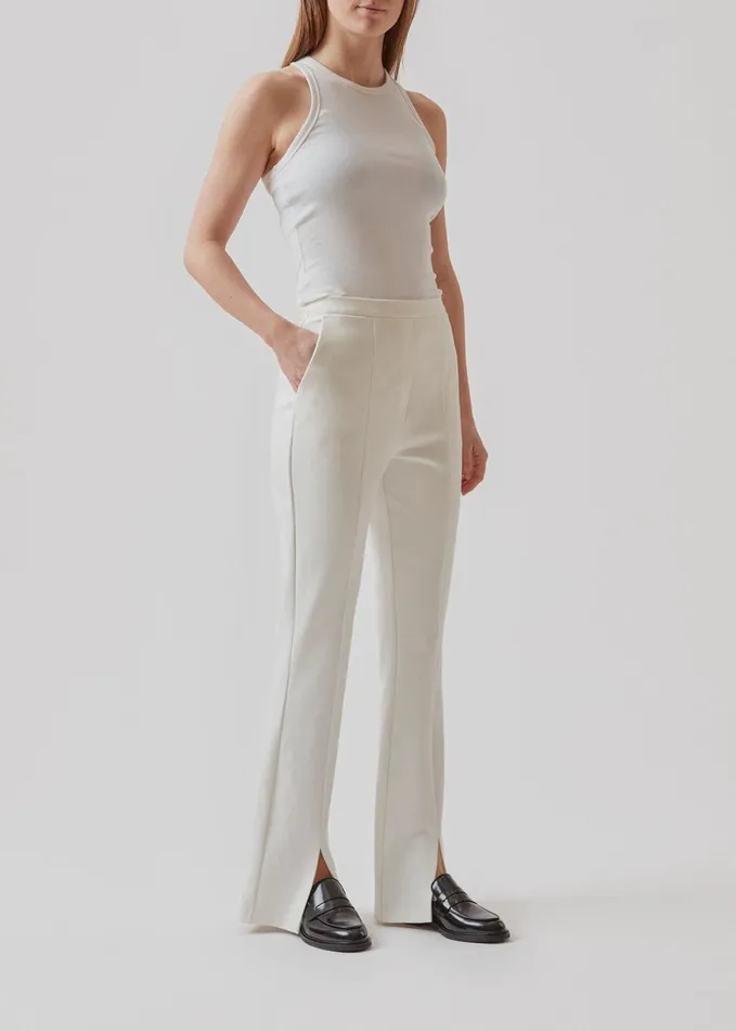 Women TannyMD Slit Pants Off White Modstrm Pants and Leggings