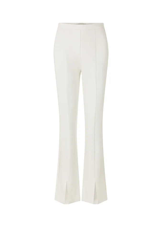 Women TannyMD Slit Pants Off White Modstrm Pants and Leggings Women TannyMD Slit Pants Off White Modstrm Pants and Leggings