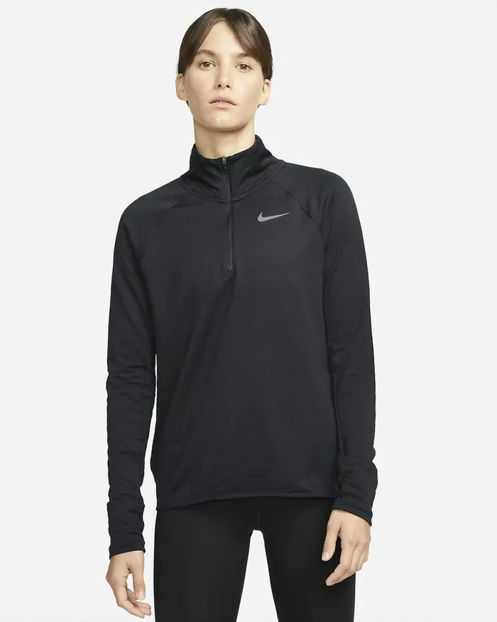 Women ThermaFit Black Nike Tops And TShirts