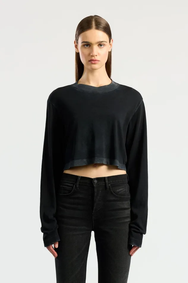 Women Tokyo Crop Shirt Vintage Black COTTON CITIZEN Shirts